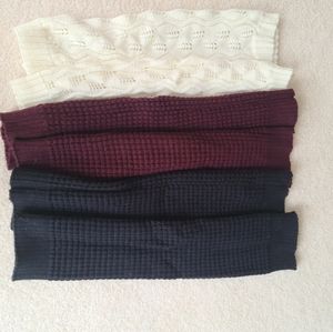 3 Pack of Leg Warmers